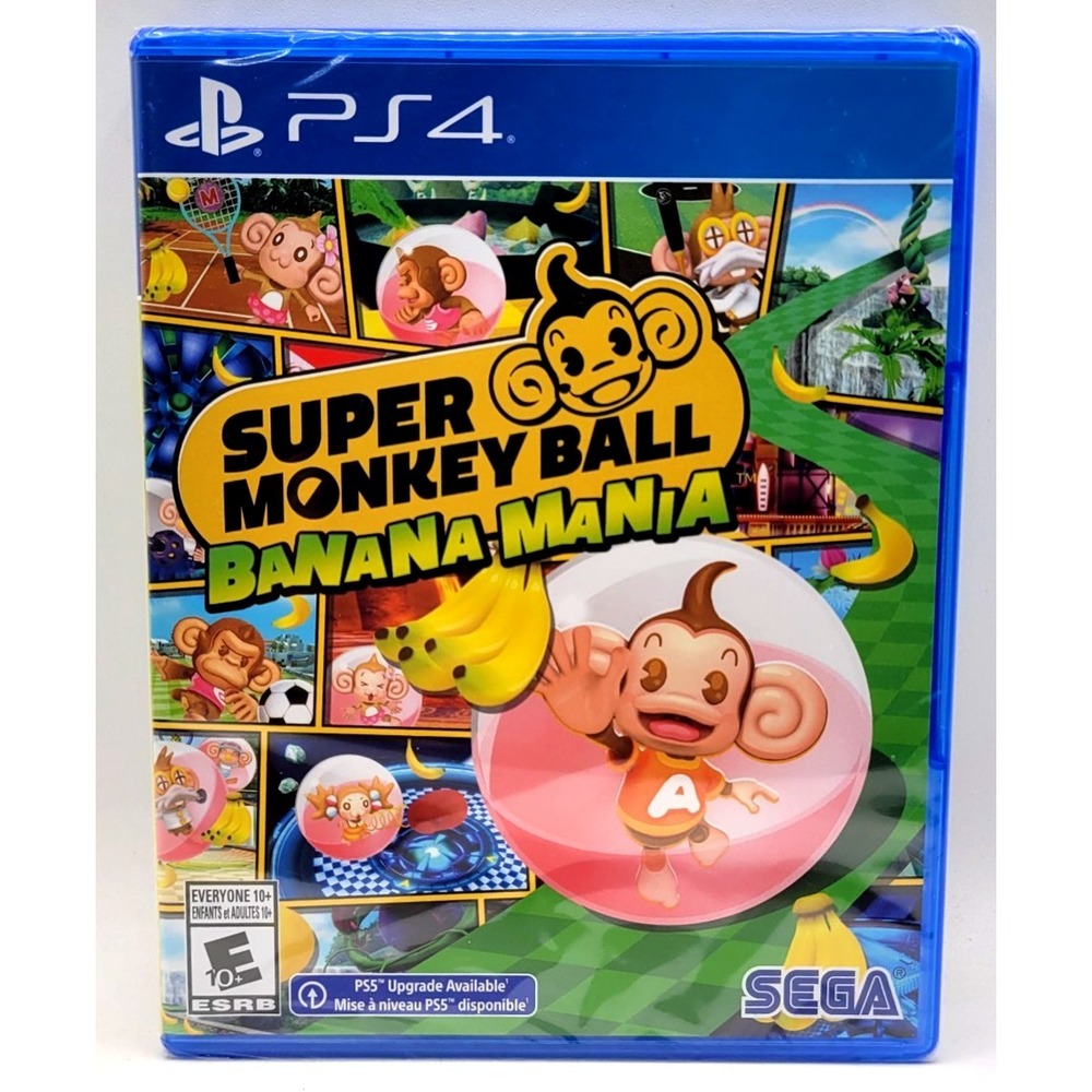 Super Monkey Ball‎ Banana Mania PlayStation 4 PS4 FACTORY SEALED NEW